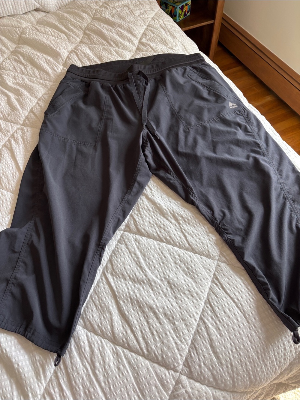 RBX Women's Charcoal Gray Capris